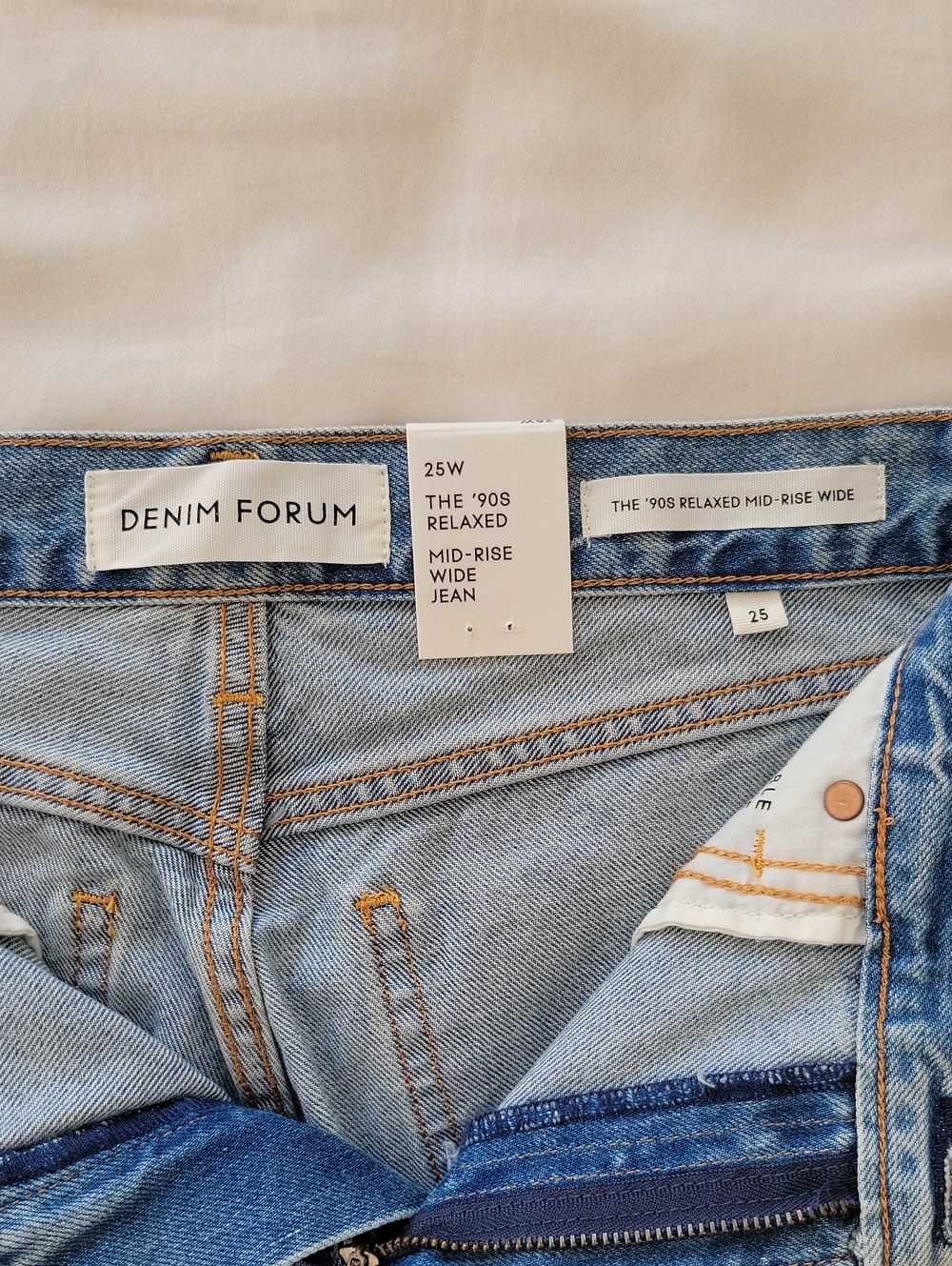 New Denim Forum The 90s Relaxed Mid-rise Wide Jeans - Picture 9 of 16